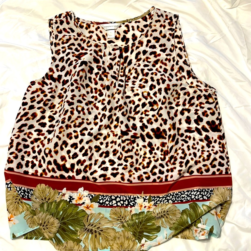 Womens silk tank top